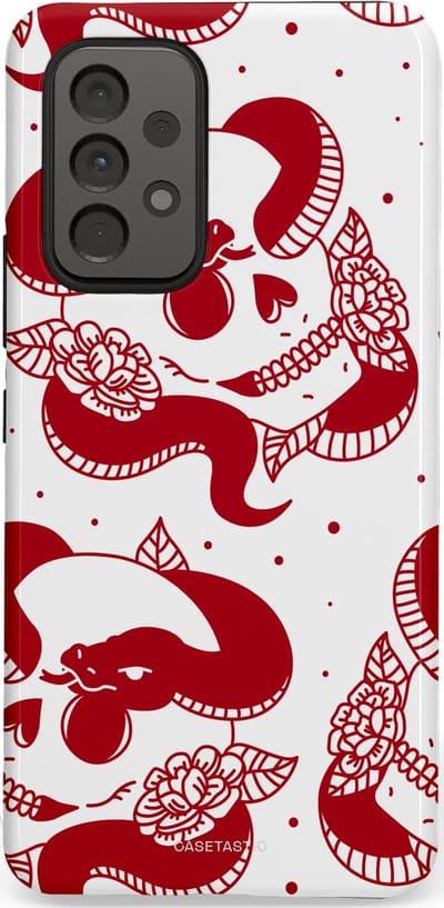 Casetastic Hoesje Geschikt voor Samsung A53 - Stijlvolle Beschermende Duo-layer Case - Beet van de nacht