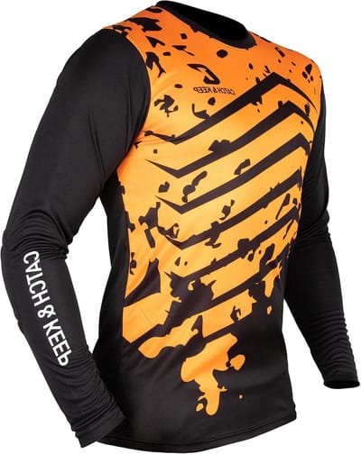 Keep Protection Keepershirt - Voetbalshirt Geel - Voetbalwedstrijden Spelen - Met Elleboogbescherming - 24 x 19 x 5 cm - Geel