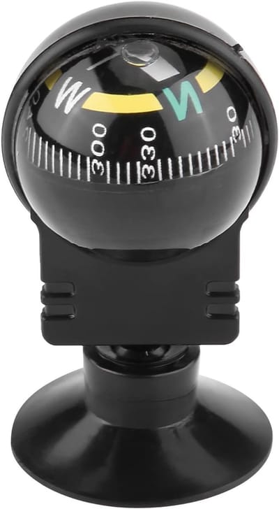 Professionele Dash Mount Kompas Mini Richtingwijzer voor Auto's en Vrachtwagens - Navigatie, Richting, Reisgids
