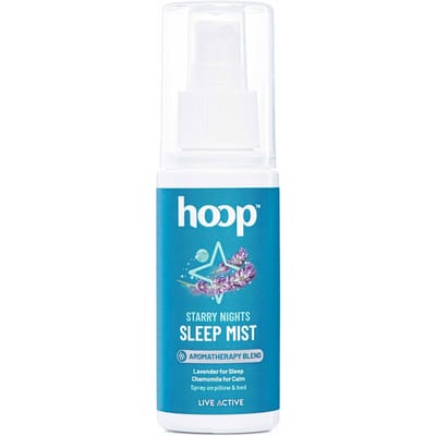 hoop Brume d'Oreiller Lavande 100 ml pour un Sommeil Profond et de Qualité Amélioré Aromathérapie Relaxation blue