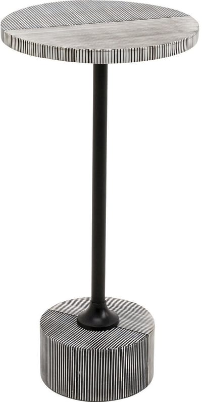 Bijzettafel Domero Double Ø25cm zwart Kare Design