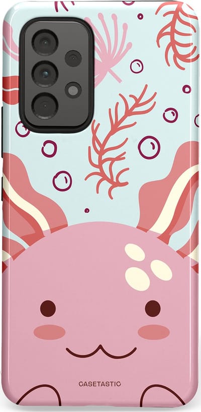 Casetastic Hoesje Geschikt voor Samsung A53 - Stijlvolle Beschermende Duo-layer Case - Axolotl knuffels