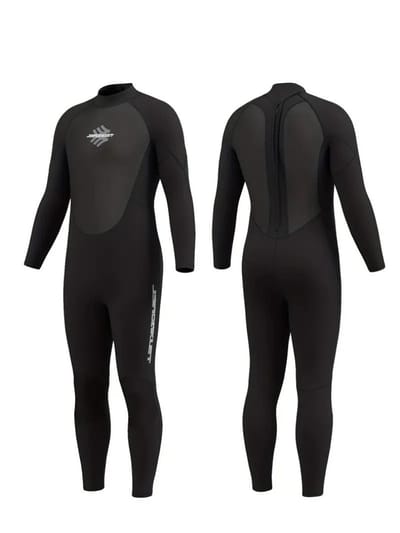 Livano Wetsuit Heren - Swimsuit - Shorty - Surfpak - Duikpak - Lange Mouw - Zwemsuit - Zwart - XS