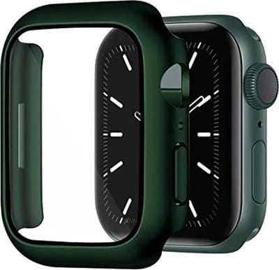 Arara screenprotector Apple watch case 7 serie Donkergroen - watch case 45 mm