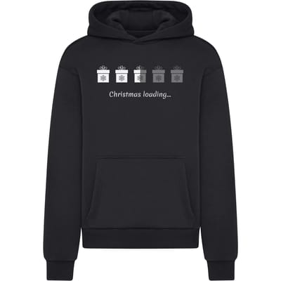 Merchcode - Christmas Gifts Loading Fluffy Hoodie/trui - XS - Zwart