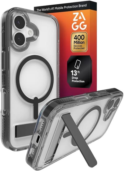 Zagg Santa Cruz Snap Ks Magsafe Hoesje Voor Iphone 17 Met Standaard
