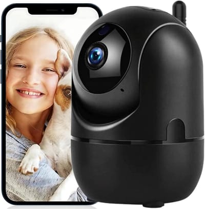 Binnencamera - IP Camera - Thuis Bewaken - Bidirectionele Audio - 10 Meter Nachtzicht - Zwart