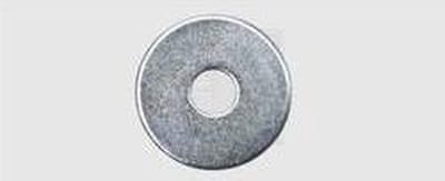 Spatbordschijf Binnendiameter: 6.4 Mm M6 Staal Verzinkt 100 Stuks
