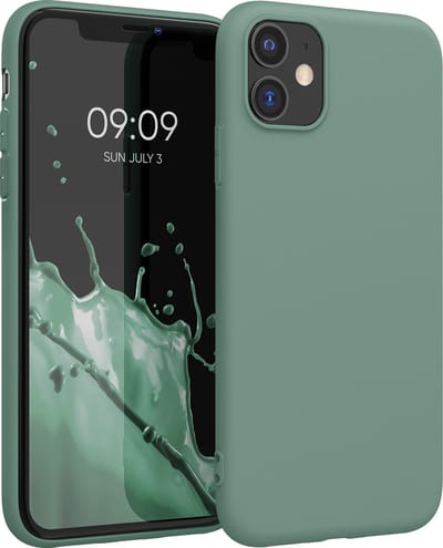 kwmobile telefoonhoesje geschikt voor Apple iPhone 11 - Hoesje voor smartphone - Back cover in dennengroen