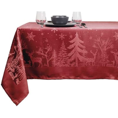 Unique Living tafelkleed rody 150x200cm red