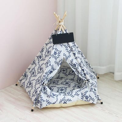 Tente pour animaux de compagnie Nid pour chat et chien Nid pour lapin en peluche Nid pour chat et chien quatre saisons S (40 × 40 × 50cm)