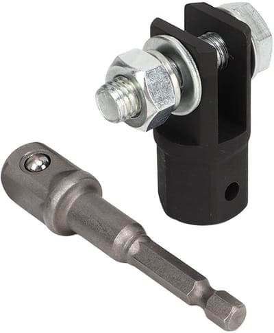 Dailygoods - Jack Socket Boor, 1/2 Inch Auto Schaar Jack Adapter Schaar Jack Socket Boor Adapter voor Ring Of Dubbel Gat Schaar Jacks