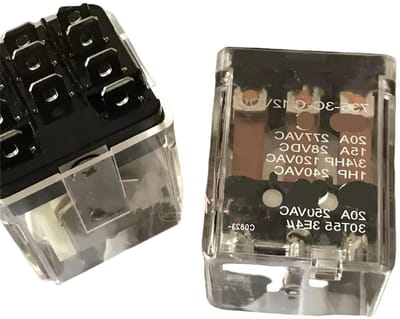 Elektromechanisch Relais - Schakelrelais - Schakelen van circuits - Normaal Gesloten Contact - 1 Ampère - Aluminium