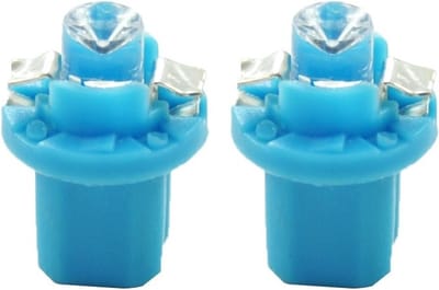 B8.5d auto lamp 2 stuks blauw | LED dashboardverlichting - klokken - schakelaars | 24V DC