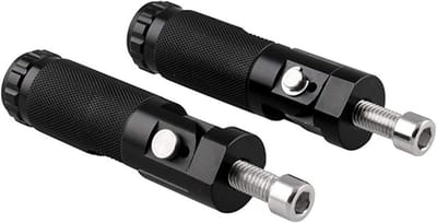 2 Stukken Zwarte CNC aluminiumlegering universele Motorfiets Fiets Folding Voetensteun Voetensteun Foot Nail pedalen Parts