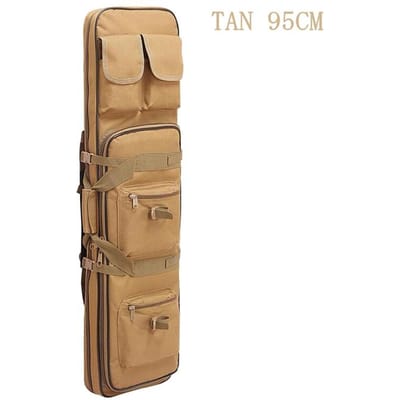 Woestijn 85 cm 95 cm 120 cm Tactische Jacht Rugzak Dual Rifle Vierkante Draagtas Met Schouderriem Gun bescherming Case Rugzak Tan95cm