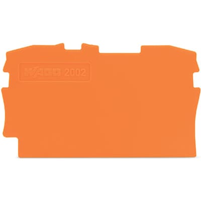 Wago TopJob S Eind En Tussenplaat 0.8mm Oranje - 2002-1292 [20 Stuks]