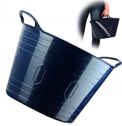 Kadax Universele Wastafel 26L - Duurzaam en Stijlvol - Marineblauw