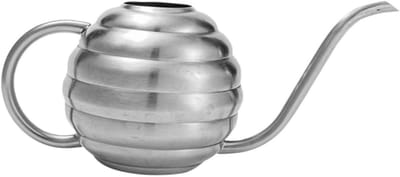 Metalen Gieter - Tuingieter Schenkkan - Planten Water Geven - Lange Schenktuit - 400 ml - Zilver