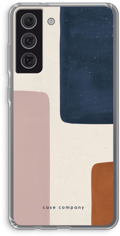 Hoesje geschikt voor Samsung Galaxy S21 FE hoesje - Geo #5 - Soft Cover Telefoonhoesje - Bescherming aan alle Kanten en Schermrand