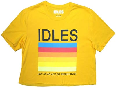 Idles - Resistance Crop top - S - Geel