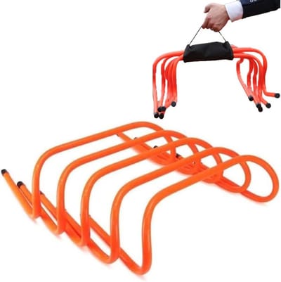 Agility Hordes - Trainingshordes - Sport Training - Opvallende Kleuren - 5 Stuks - Geel Oranje
