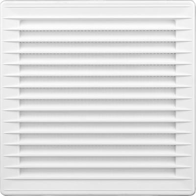 Ventilatierooster 140x140 met Gaas - Wit Afdekrooster voor Ventilatiekanaal