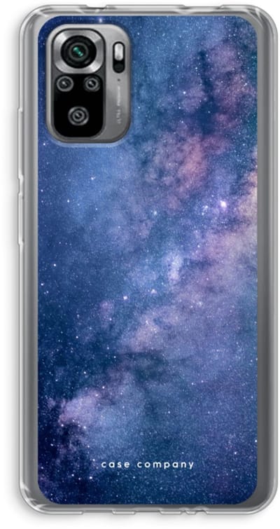 Case Company® - Hoesje geschikt voor Xiaomi Redmi Note 10S hoesje - Nebula - Soft Cover Telefoonhoesje - Bescherming aan alle Kanten en Schermrand