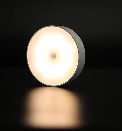 Ledverlichting - Bewegingssensor - Rond - Draadloos - Oplaadbaar - USB - Nachtlamp - Warm licht - Sensor - Kastverlichting - Trapverlichting - Nachtlampje -