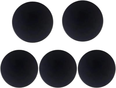 Deurstoppers - Deur Bumpers - Muren Beschermen - Zelfklevend - 5 stuks - Zwart