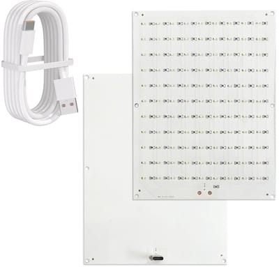 LED Achtergrondverlichting Kit voor 3D Printers - CMYK Lithophane Lichtpaneel met USB-C, Ideaal voor Foto Modellen en 3D Printer Accessoires