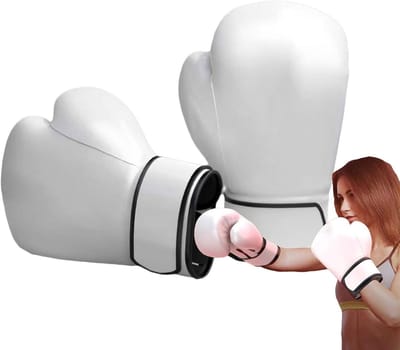 Bokshandschoenen - Kickboks MMA handschoenen - Training en sparring - Lichtgewicht ontwerp - 10oz - Wit