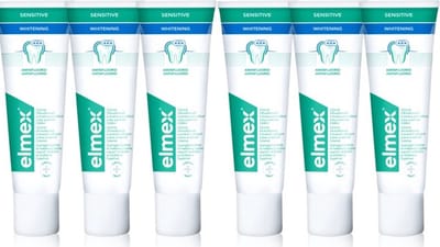 Elmex - Tandpasta - Sensitive Whitening - 6 x 75ML