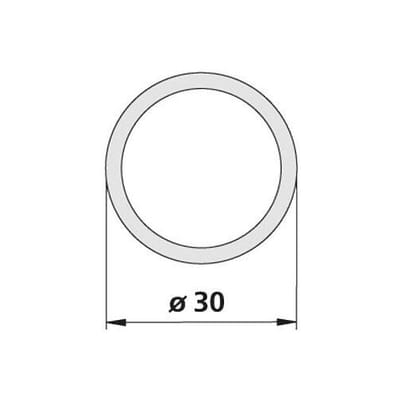 Kermi Vario 2000 ceiling support 250 cm ZDDSWPDV22501K