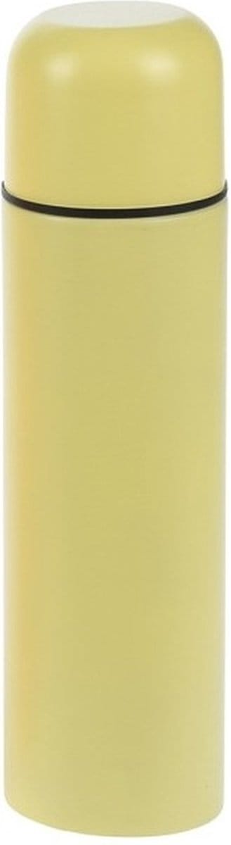 Excellent Houseware thermoskan - isoleerkan - koffiekan - 500 ml - RVS - geel - koude en warme drankjes