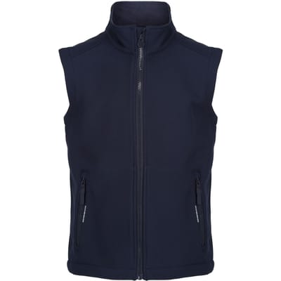 Regatta Kinder/Kids Ablaze Softshell Reflecterend Gilet (Marine)
