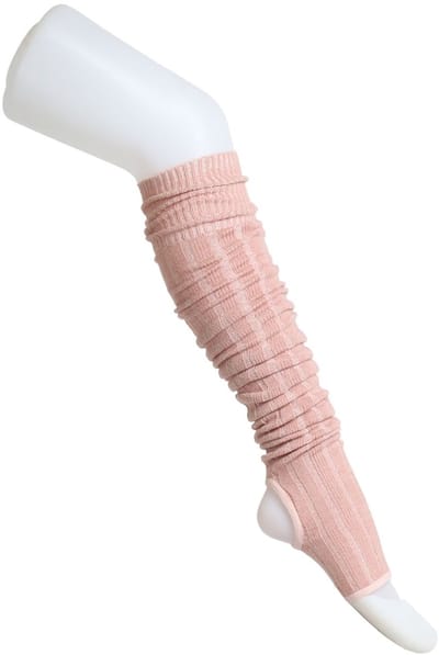 Norfolk Beenwarmers Ballet en Dans - 77cm - Hoge Kwaliteit Zacht Acryl - Legwarmer - Roze - Amy