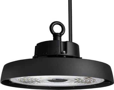 Ledvion - LED High bay, IP65, 100W, 192 lm/W, Driver, 6000K, Dimbaar, UFO lamp voor, werkplaatsverlichting, halverlichting, plafondlamp werkplaats