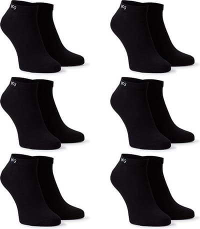 McGregor Sneaker sokken - 6-pack - Zwart 39-42
