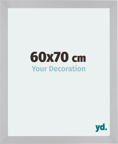 Your Decoration - Fotolijst 60x70 cm - MDF - Zilver Mat - Mura