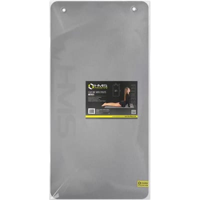 HMS Premium MFK01 Serie - Fitnessmat - Grijs-Zwart - 110cm - Antislip