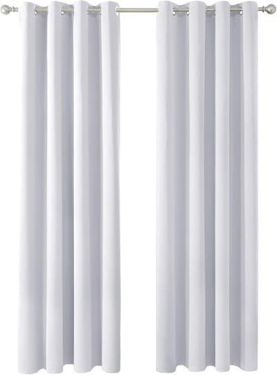 Verduisterende Gordijnen 2 Stuks Oogjes Slaapkamer Woonkamer Parelgrijs