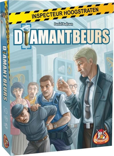 White Goblin Games - Inspecteur Hoogstraten: Diamantbeurs - Kaartspel