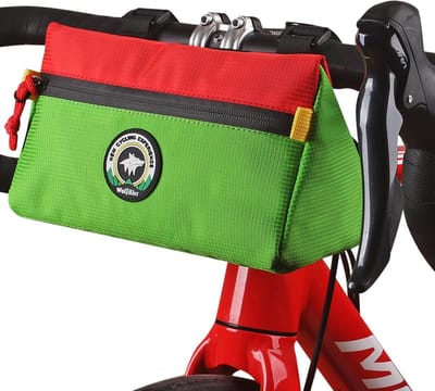 fietstas + bagagedrager + fietstas - 2 l - 24L x 13B x 14H centimeter - groen