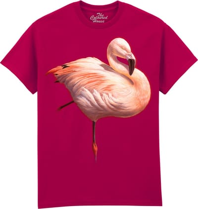 Flame Flamingo The Coloured House T-shirt M