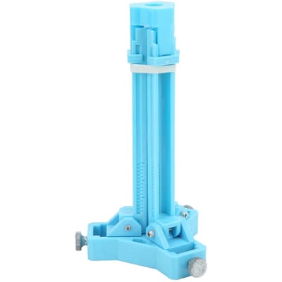 3D Pijl Bevederingsmal Verstelbaar Duidelijke Schaal Draagbaar Pijlbevederings Lijmgereedschap voor 3,6-10 mm Pijlschachten blauw