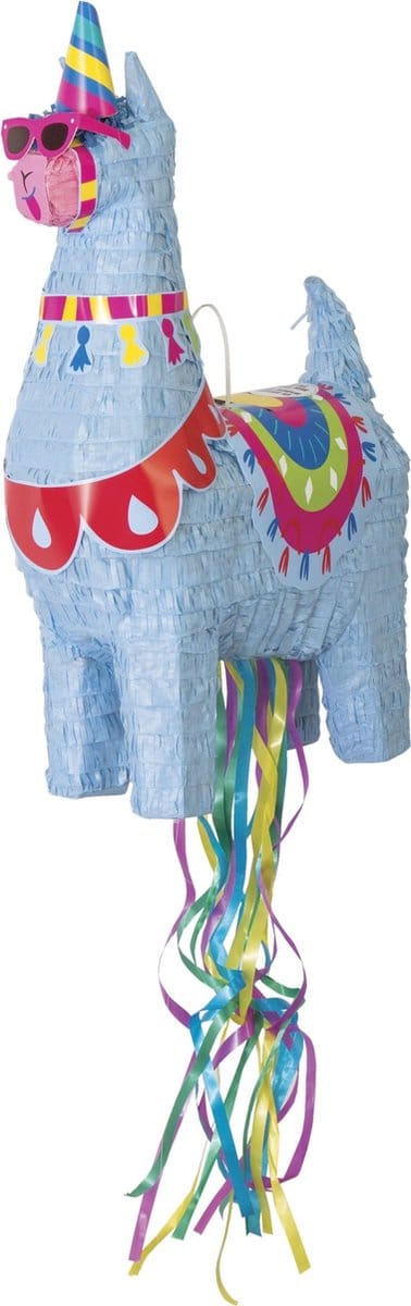 UNIQUE - Blauwe lama pinata