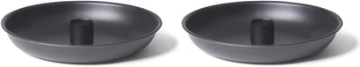 Kaarsenhouder stokkaarsen set van 2 ZWART diameter 13cm Kerst Adventskrans kaarsenbord scandinavisch chique kaarsenhouder stokkaarsenhouder decoratieve schaal tafeldecoratie moderne woonkamer