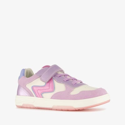 Stap meisjes sneakers roze paars - Maat 30 - Uitneembare zool