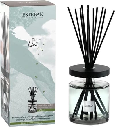 Esteban Classic Pur Lin Geurstokjes Ellipse XL 500 ml